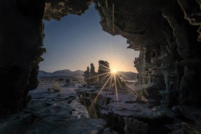 Towers at Mono by Steve Berkley framed canvas print