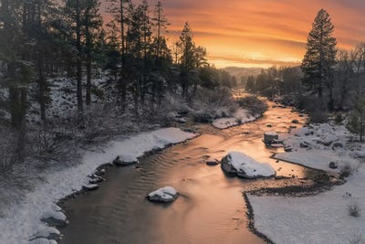 Truckee by Steve Berkley framed canvas print
