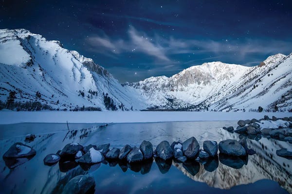 Steve Berkley: Twilight at Convict Lake II by Steve Berkley