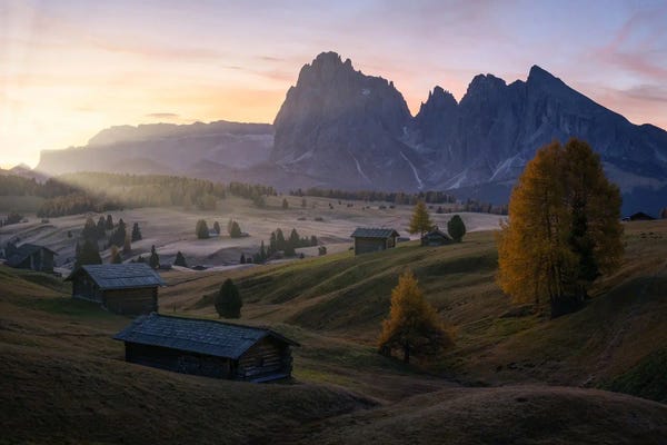 Trentino-South Tyrol: First Light At Alpe Suisi by Steve Berkley