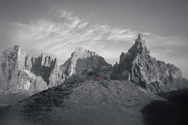Steve Berkley: Cimon della Pala (B&W) by Steve Berkley
