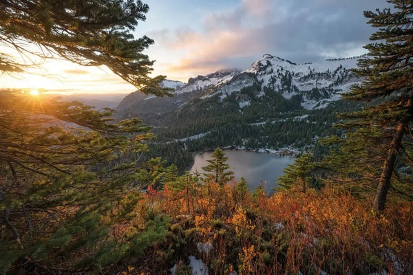 Washington: Fall at Louise Lake by Steve Berkley