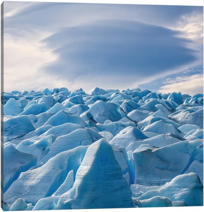 Glacier Grey II Canvas Art Print - Glacier & Iceberg Art
