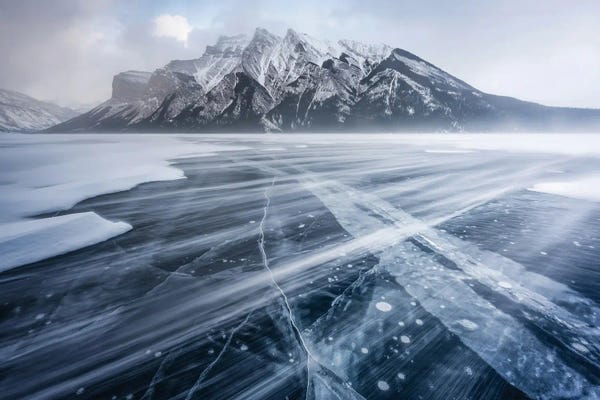 Steve Berkley: Lake Minnewanka VI by Steve Berkley