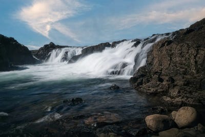 Langárfoss by Steve Berkley multi panel art