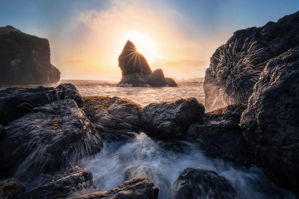 Steve Berkley: Luffenholtz Beach II by Steve Berkley