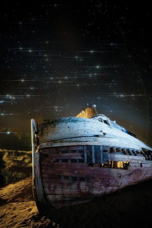 Point Reyes Shipwreck by Steve Berkley wall art