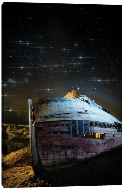 Point Reyes Shipwreck Canvas Art Print - Steve Berkley