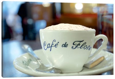 Café de Flore Canvas Art Print - Coffee Art