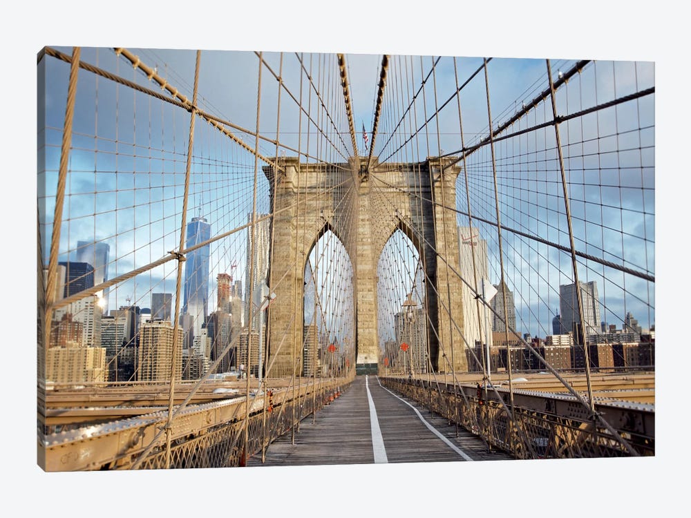 Brooklyn Bridge III by Alan Blaustein 1-piece Canvas Art