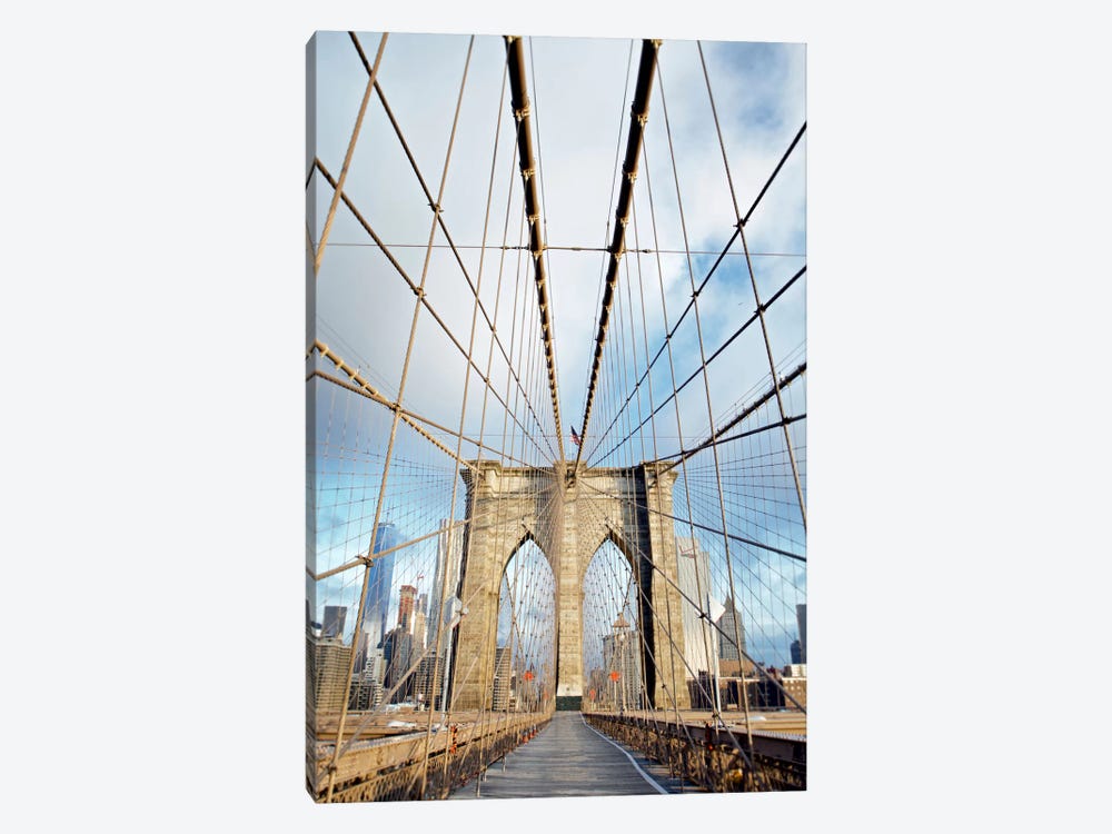 Brooklyn Bridge Walkway I by Alan Blaustein 1-piece Art Print