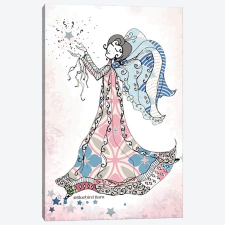 Whimsical Angel of Wonder Canvas Print #BLB108} by Bluebird Barn Canvas Print