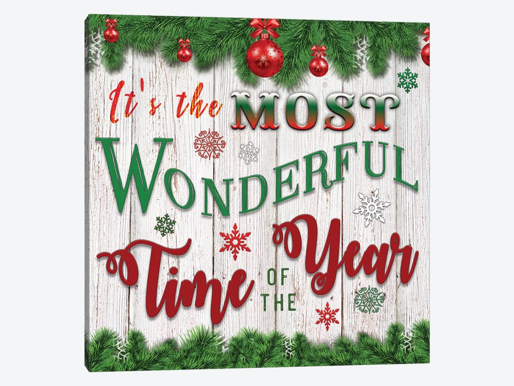 It's the Most Wonderful Time of the Year by Bluebird Barn 1-piece Canvas Print