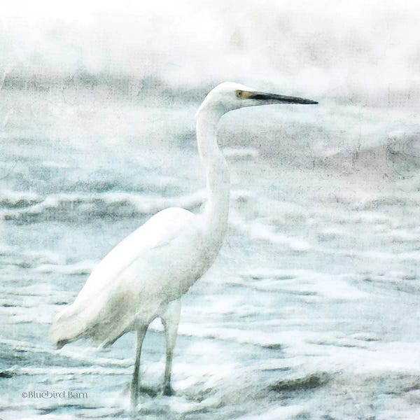 Bluebird Barn: Coastal Heron by Bluebird Barn