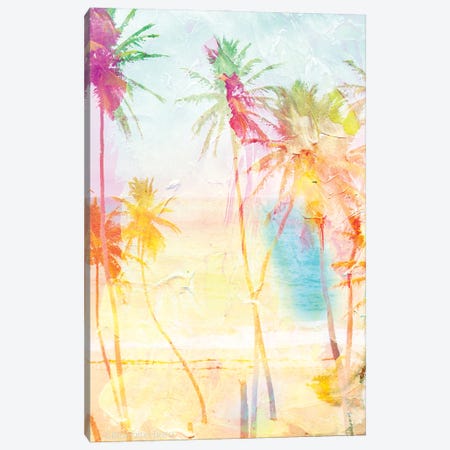 Bright Summer Palms Canvas Print #BLB259} by Bluebird Barn Art Print
