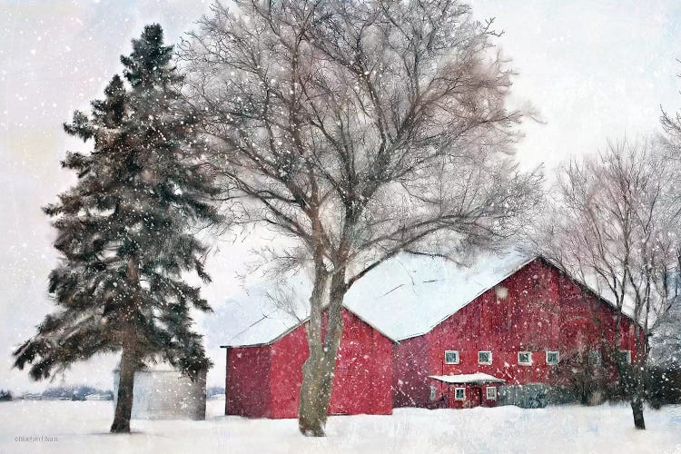 Snowy Barn