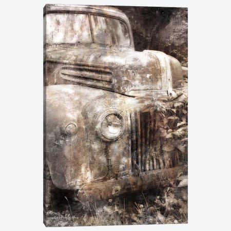 Vintage Truck Front Canvas Print #BLB280} by Bluebird Barn Canvas Artwork