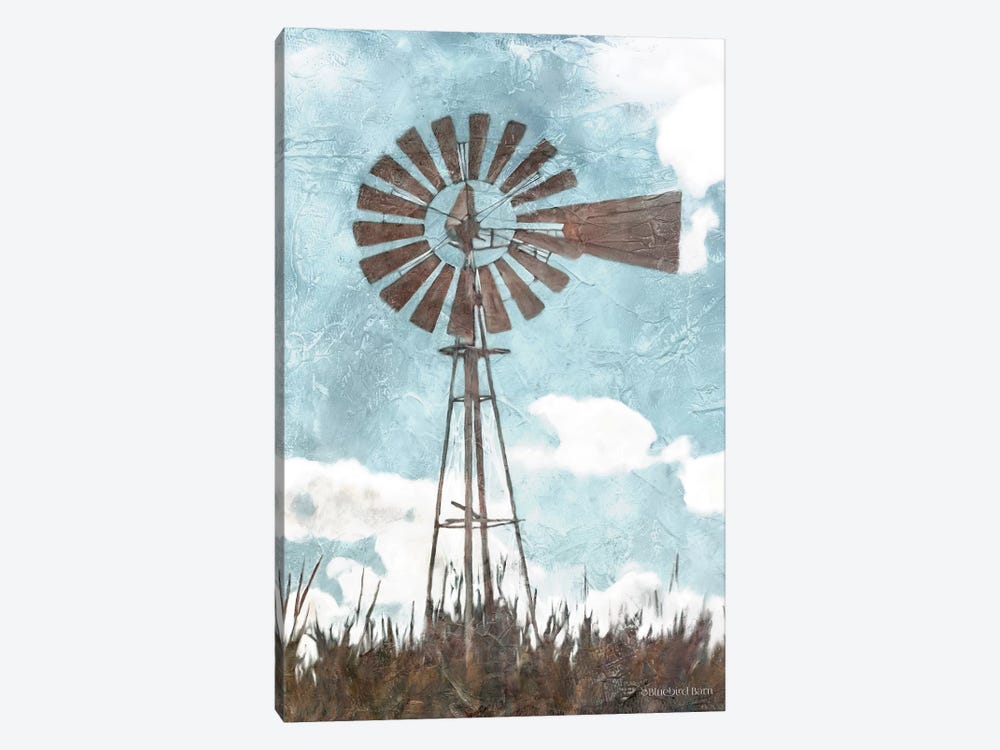 Windmill      by Bluebird Barn 1-piece Canvas Artwork