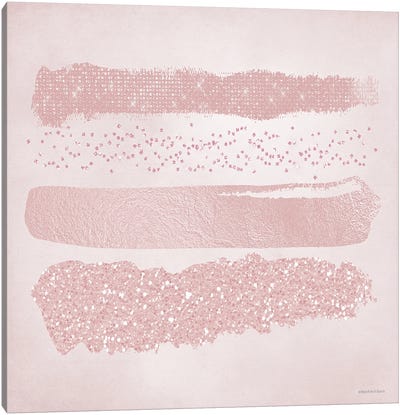Pink Glitter II   Canvas Art Print - Bluebird Barn