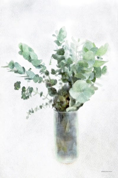Pottery Still Life: Eucalyptus by Bluebird Barn