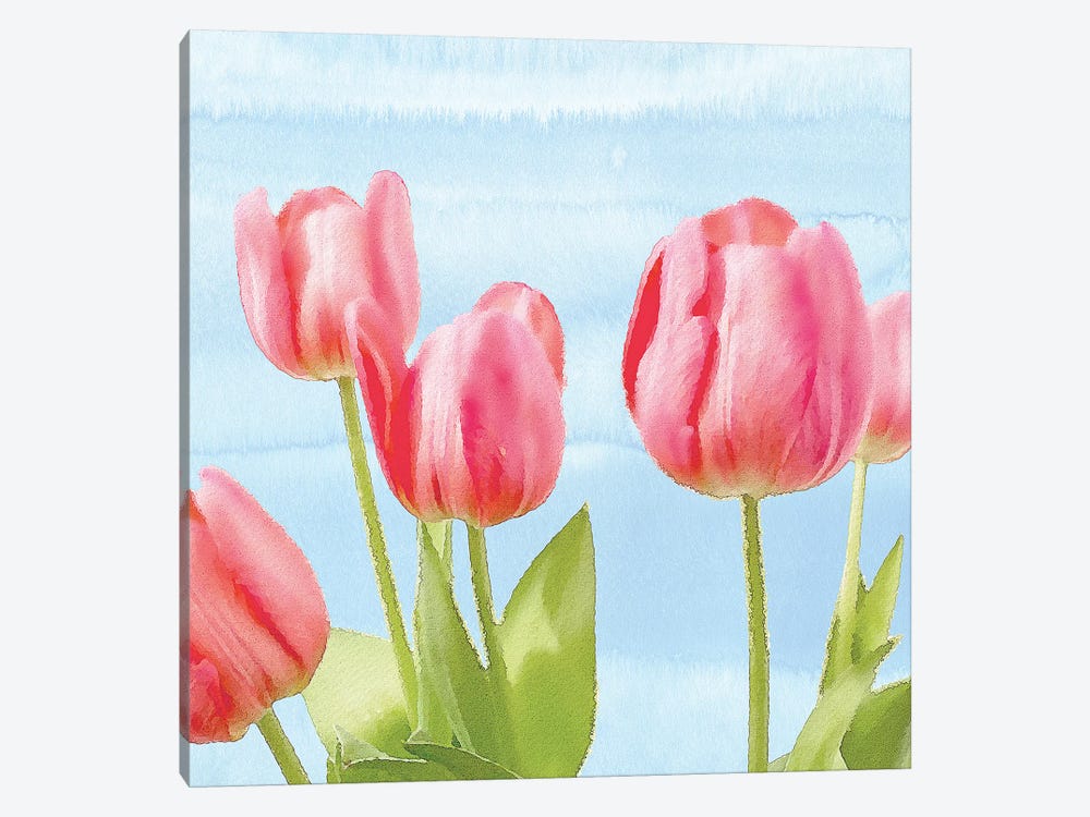 Fresh Spring Tulips I by Bluebird Barn 1-piece Canvas Print