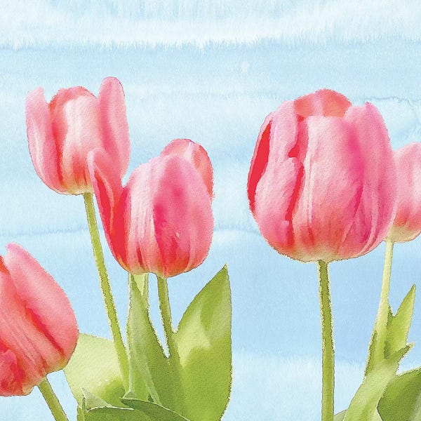 Bluebird Barn: Fresh Spring Tulips I by Bluebird Barn