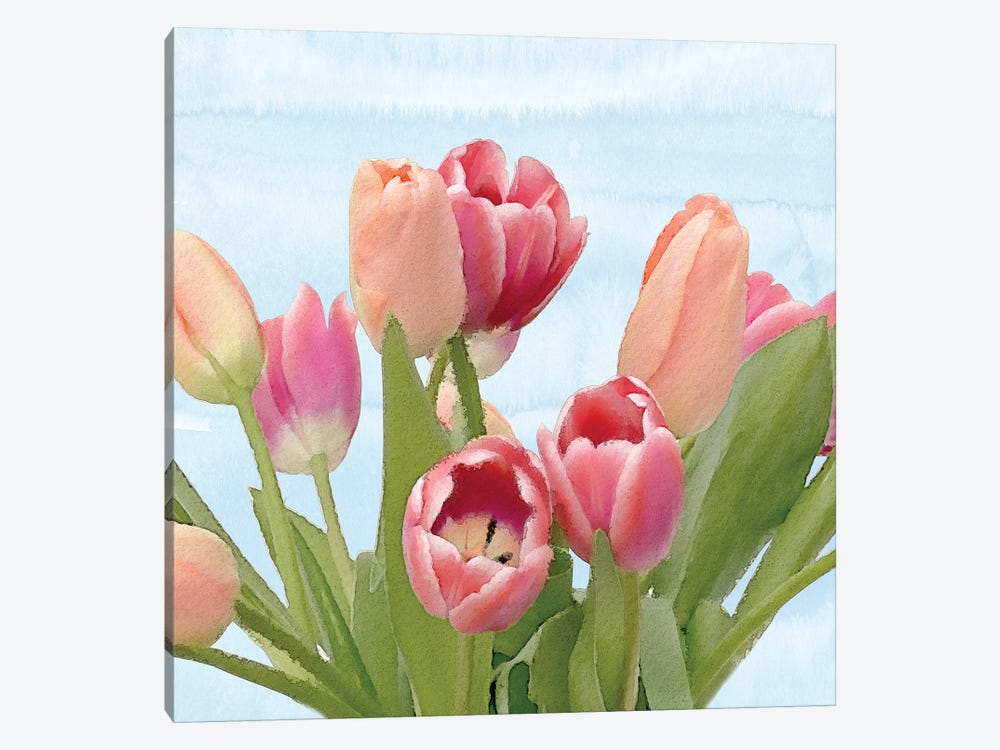 Fresh Spring Tulips IV by Bluebird Barn 1-piece Canvas Print