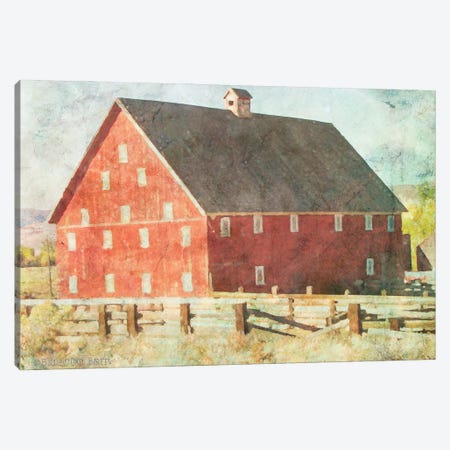 Big Red Barn     Canvas Print #BLB6} by Bluebird Barn Canvas Print