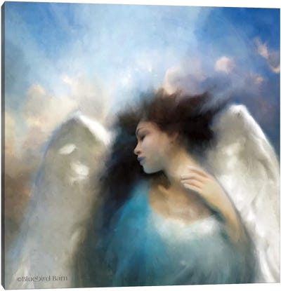Reverie of an Angel Canvas Art Print - Faith Art