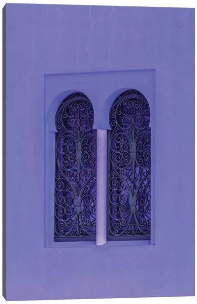 Oriental Windows Canvas Art Print - Monochromatic Photography