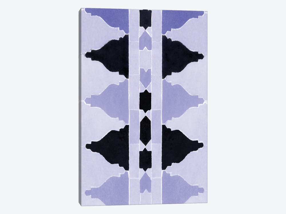 Moroccan Pattern Stylish Blue Zellige by Beli 1-piece Art Print