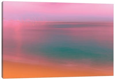 Slow Motion Sunset Canvas Art Print - Beli