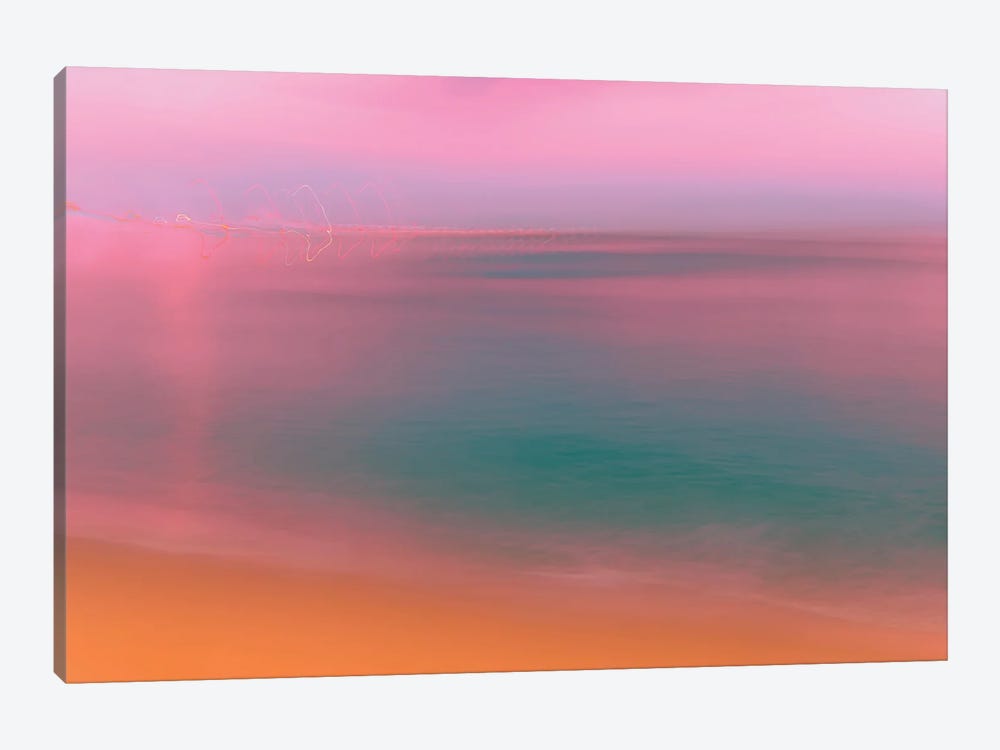 Slow Motion Sunset by Beli 1-piece Canvas Artwork