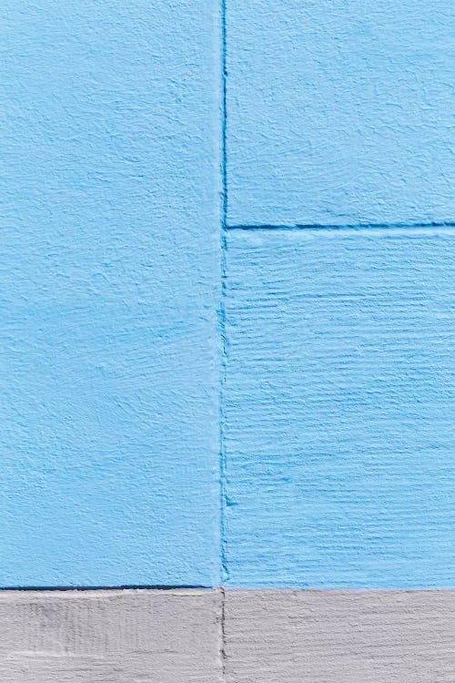 Blue Painting On The Wall