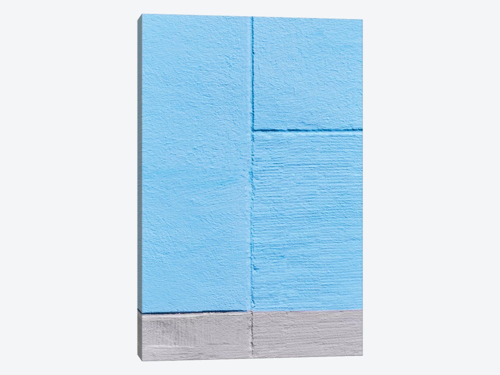 Blue Painting On The Wall by Beli 1-piece Canvas Wall Art