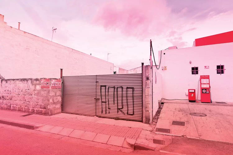 Gas Station by Beli wall art