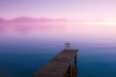 Infinite Sunset by Beli framed wall art