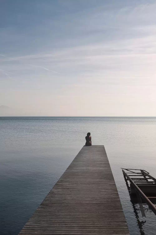 Meditating Moment by Beli wall art