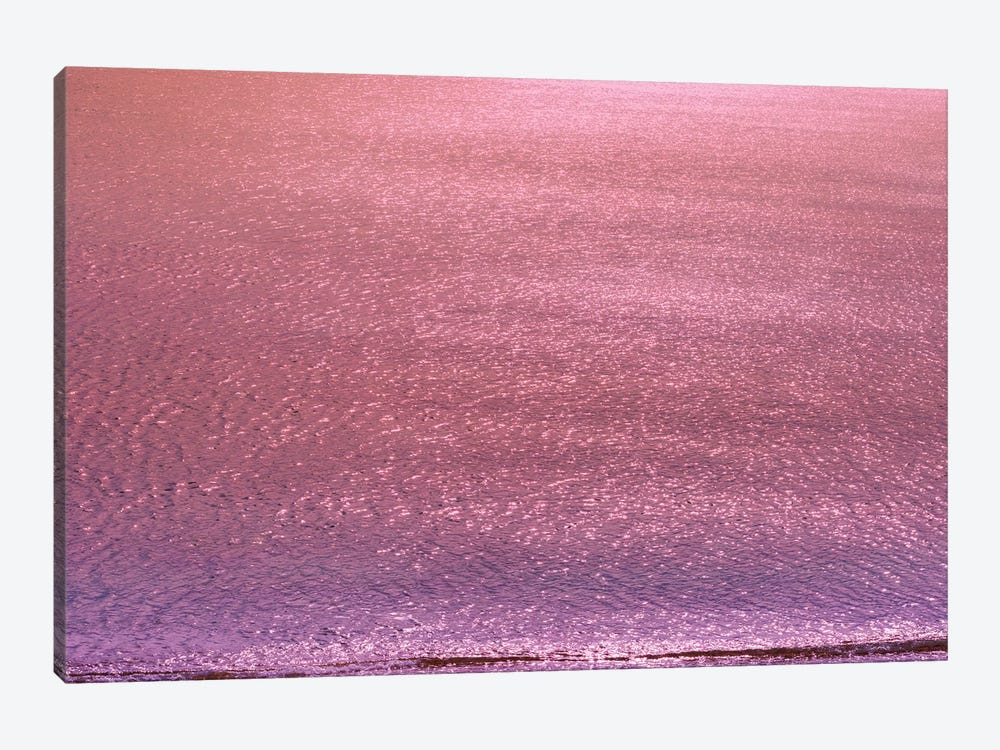 Metallic Ocean With Iridescent Wave by Beli 1-piece Art Print