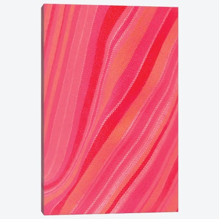 Abstract Stripe Waves Pattern Canvas Print #BLI5} by Beli Canvas Art