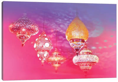 Oriental Magical Lights And Love Canvas Art Print - Middle Eastern Décor