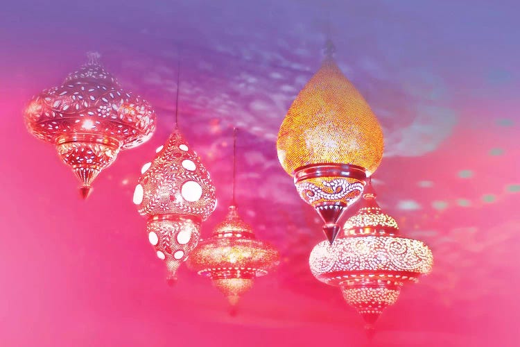 Oriental Magical Lights And Love by Beli wall art