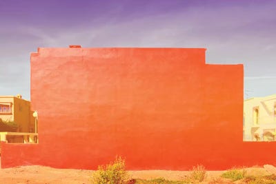 Red Abstract by Beli framed wall art