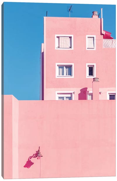 Sunny House And Blue Sky Canvas Art Print - Beli