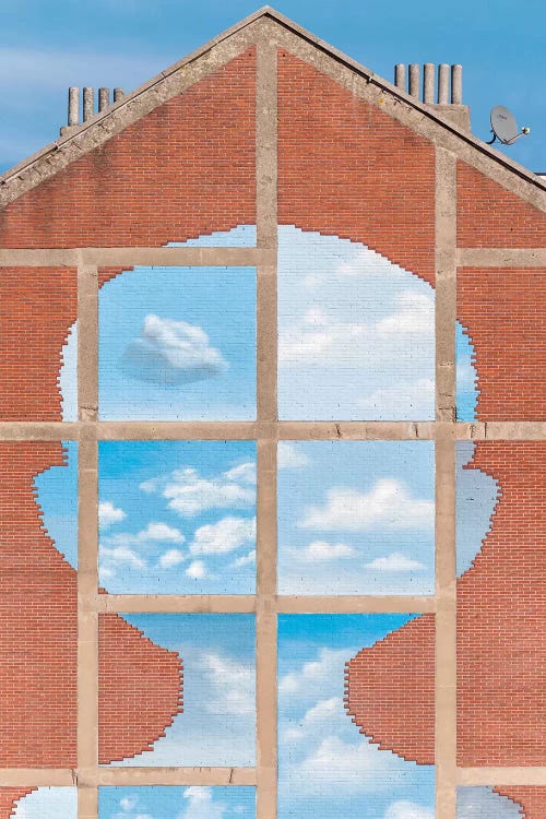 Surreal Blue Sky And Clouds