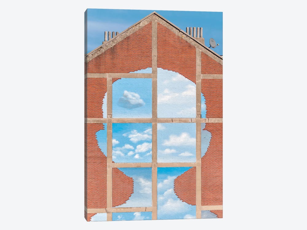 Surreal Blue Sky And Clouds by Beli 1-piece Art Print