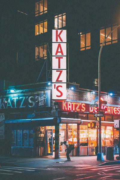 Novelty City Scenes: Katz's By Night by Jon Bilous