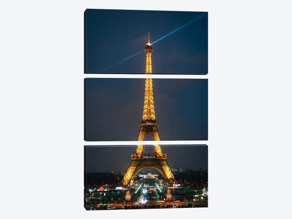 La Tour Eiffel I by Jon Bilous 3-piece Canvas Print