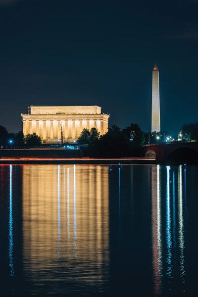 Lincoln & Washington I by Jon Bilous art print