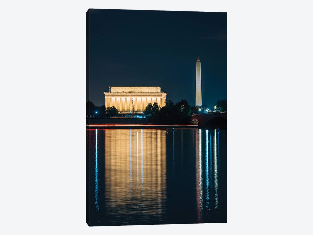 Lincoln & Washington I by Jon Bilous 1-piece Canvas Print